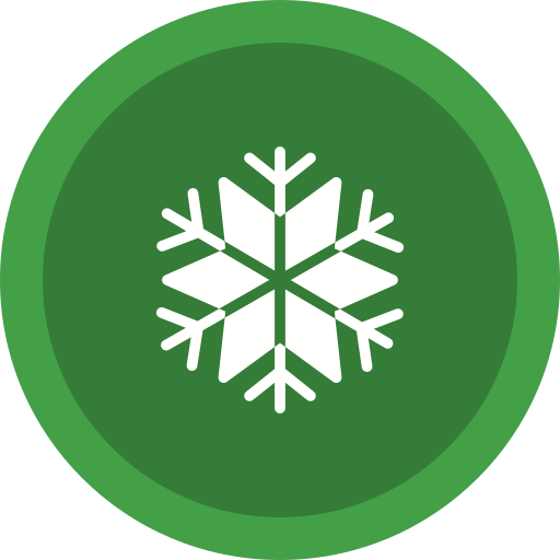 sneeuwvlok Generic color fill icoon