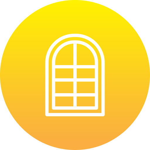 Window Generic gradient fill icon