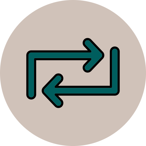 Transfer Generic color lineal-color icon