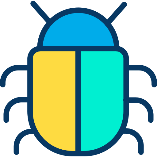 Bug Kiranshastry Lineal Color icon