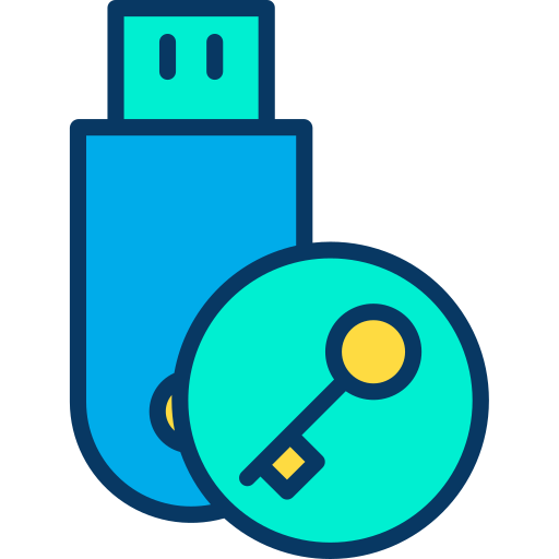 Pendrive Kiranshastry Lineal Color icon