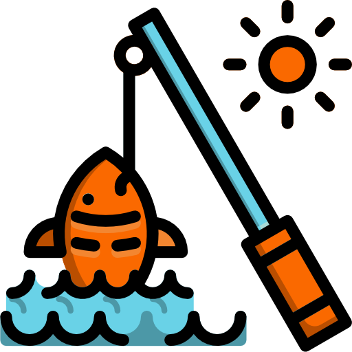 Fishing Wanicon Lineal Color icon