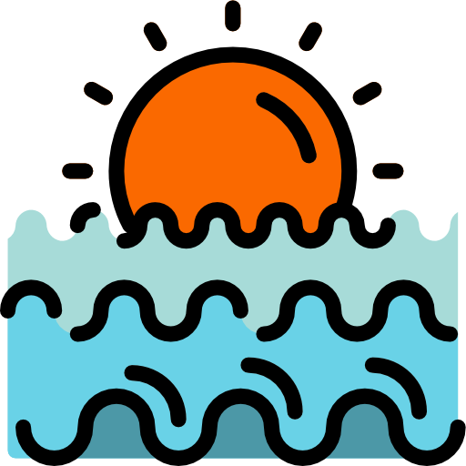 Sunset Wanicon Lineal Color icon