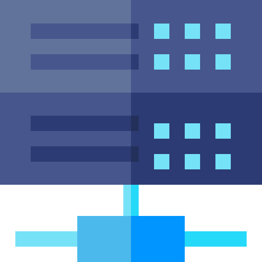 datenbank Basic Straight Flat icon