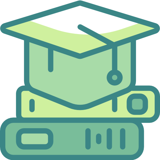 Mortarboard Wanicon Two Tone icon