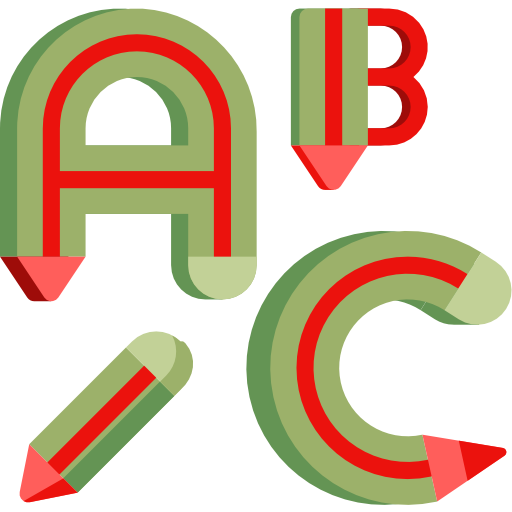 alfabeto Wanicon Flat icono