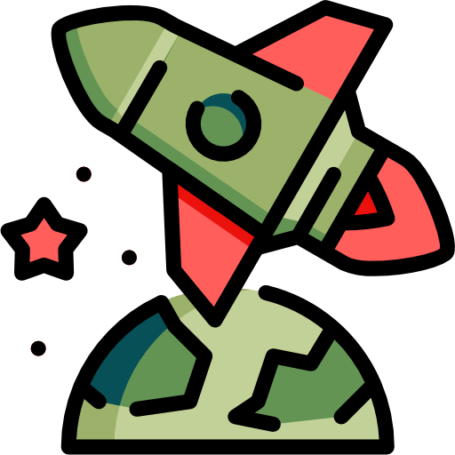 Rocket Wanicon Lineal Color icon