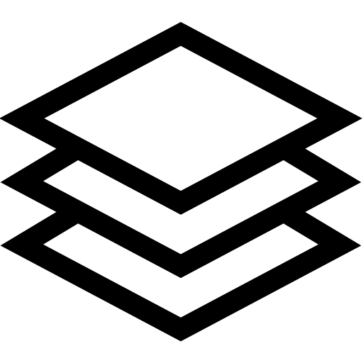 レイヤー Basic Straight Lineal icon