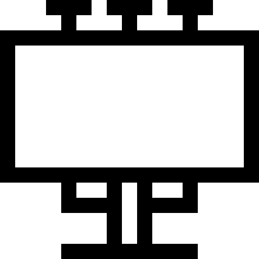 Рекламный щит Basic Straight Lineal иконка