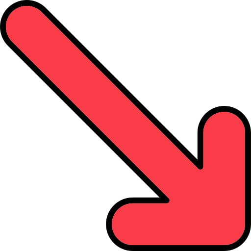 flecha diagonal Generic color lineal-color icono