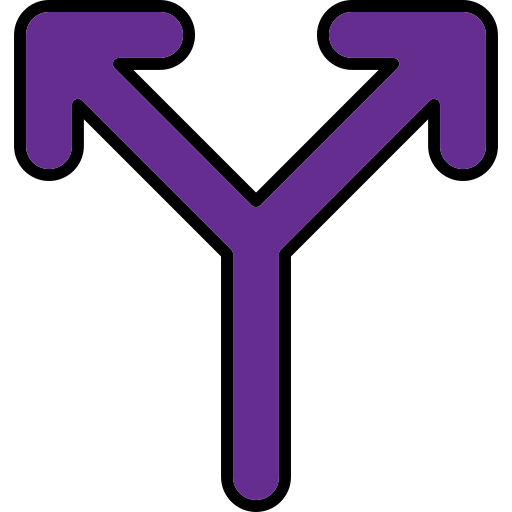 unión Generic color lineal-color icono