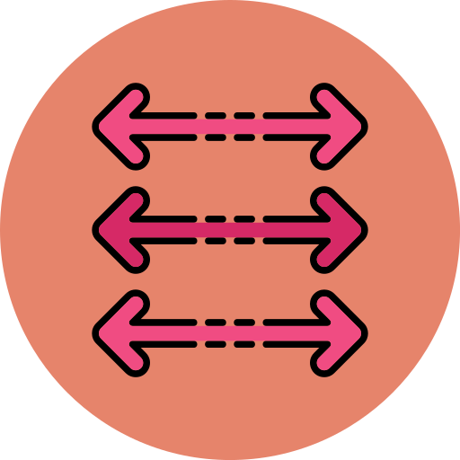 Three arrows Generic color lineal-color icon