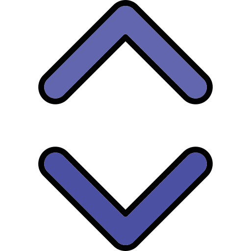 dubbele pijl Generic color lineal-color icoon