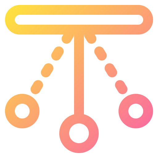 Pendulum Generic gradient outline icon