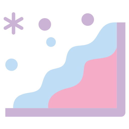lawina śnieżna Generic color fill ikona