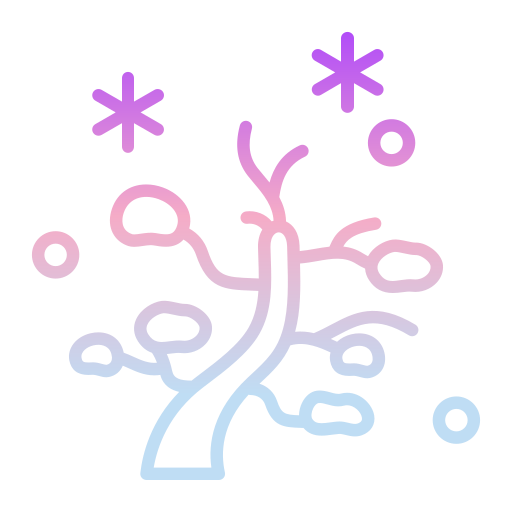 冬の木 Generic gradient outline icon
