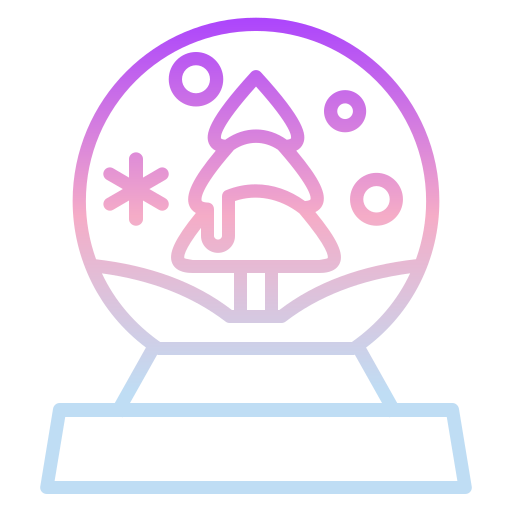 Snow globe Generic gradient outline icon