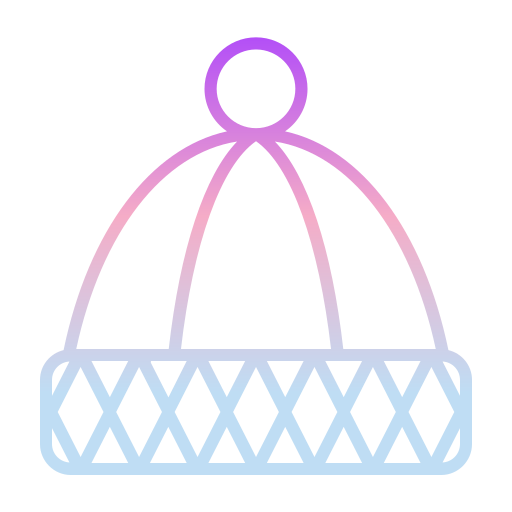 冬用の帽子 Generic gradient outline icon