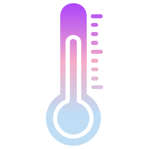 température Generic gradient fill Icône