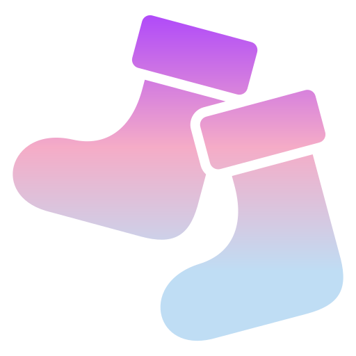 Зимний носок Generic gradient fill иконка