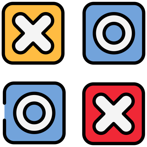 Tic tac toe Generic color lineal-color icon