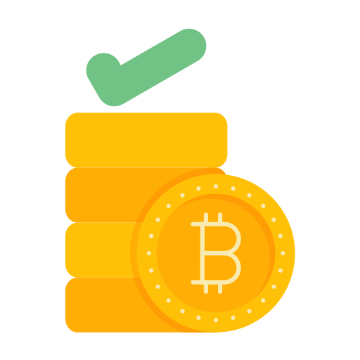 bitcoina Generic color fill ikona