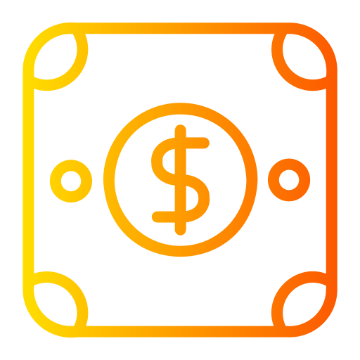 geld Generic gradient outline icoon