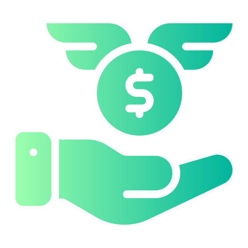 Financial freedom Generic gradient fill icon