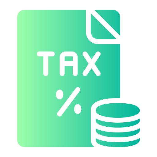 Taxes Generic gradient fill icon