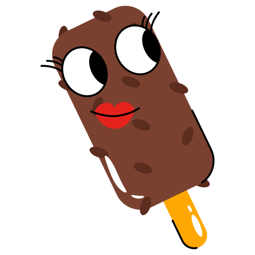 Ice cream stick Generic Sticker Color Fill icon
