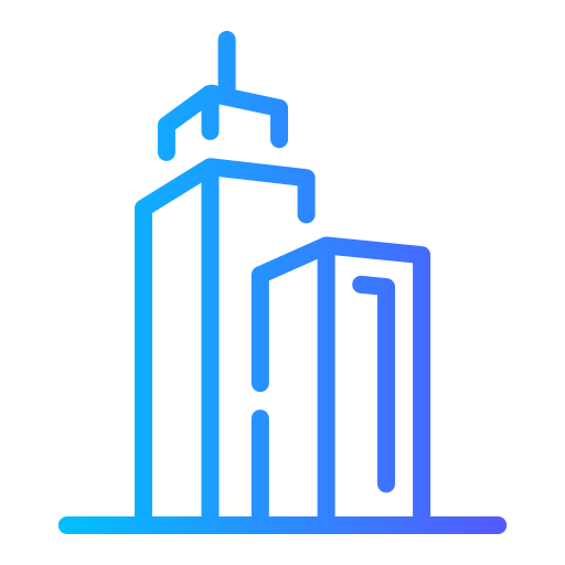 ciudad Generic gradient outline icono