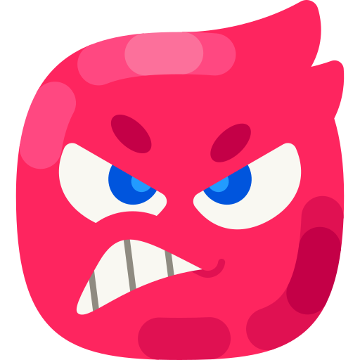 Angry Special Shine Flat icon