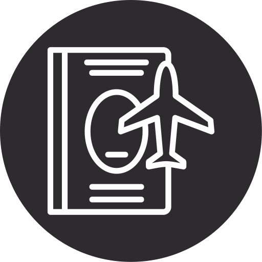 paszport Generic black fill ikona