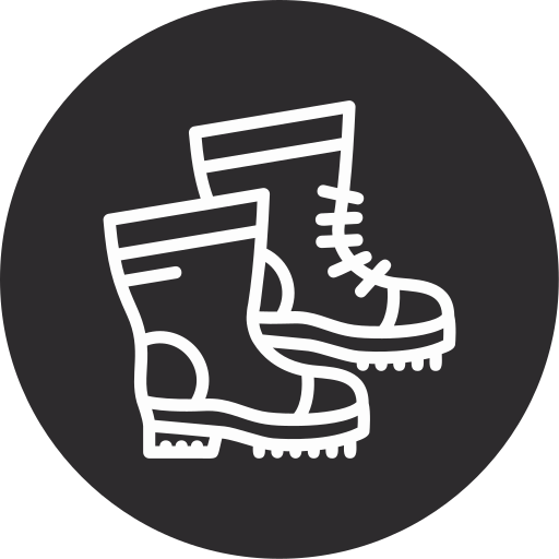 Hiking boots Generic black fill icon