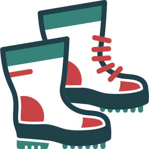 Hiking boots Generic color fill icon
