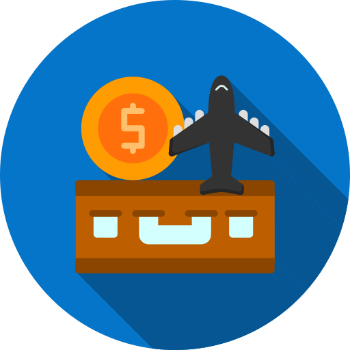 Travel budget Generic color fill icon
