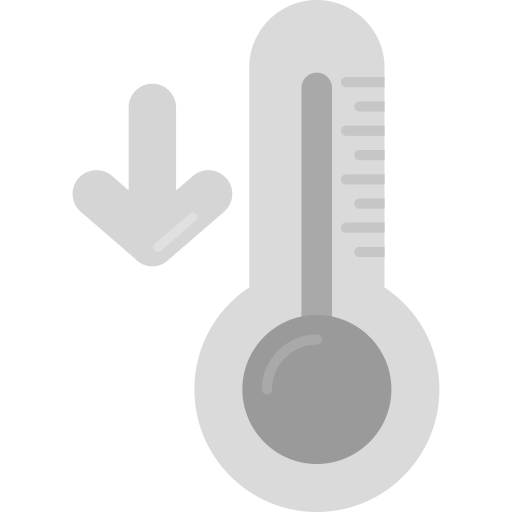 niedrige temperatur Generic color fill icon