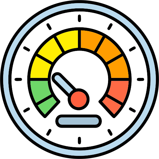 velocímetro Generic color lineal-color icono