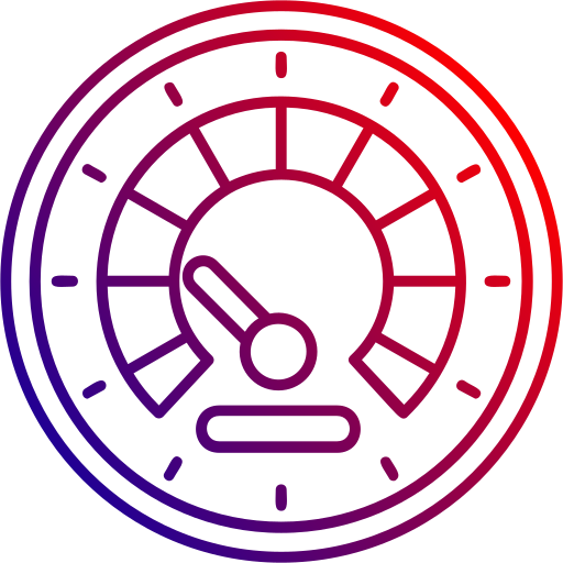 snelheidsmeter Generic gradient outline icoon