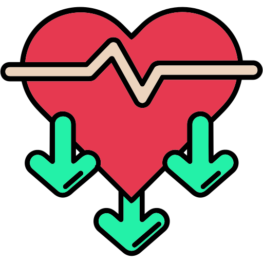 Частота сердцебиения Generic color lineal-color иконка