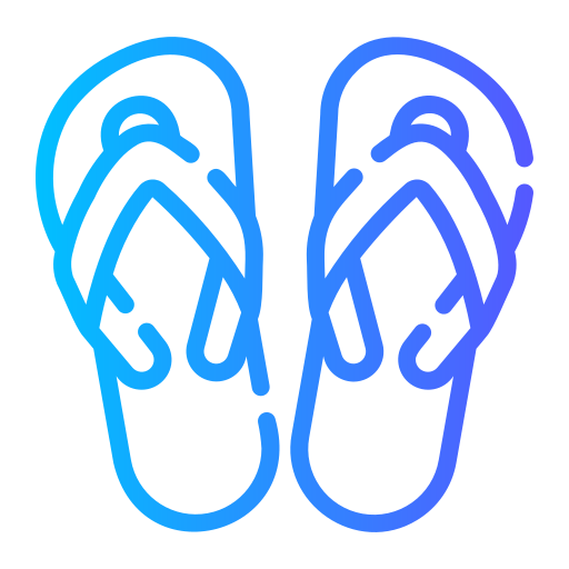 Flip flops Generic gradient outline icon