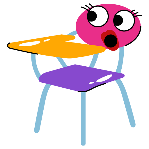 krzesło Generic Sticker Color Fill ikona