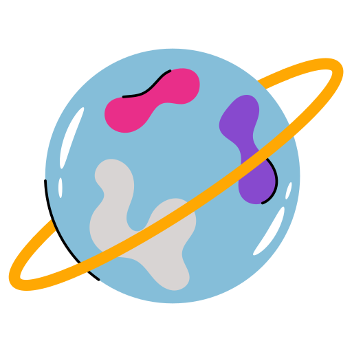 글로벌 네트워크 Generic Sticker Color Fill icon