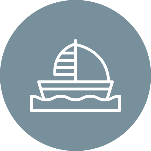 schlauchboot Generic color fill icon