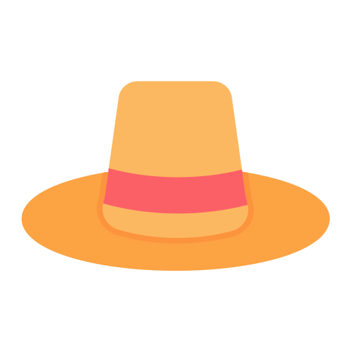 chapeau Generic color fill Icône