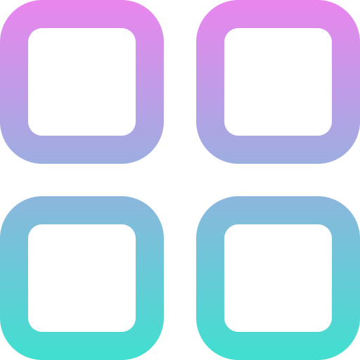 aplicaciones Generic gradient outline icono