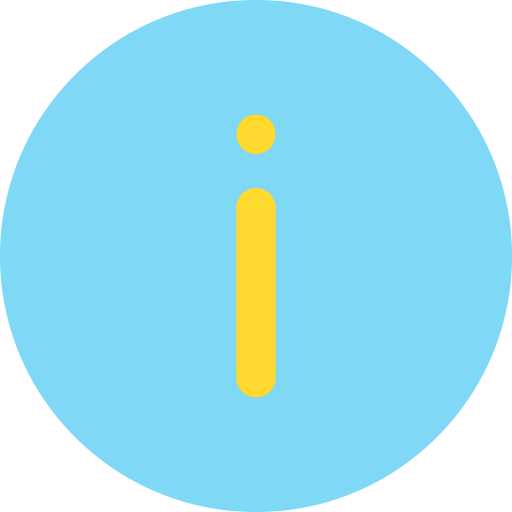 Information Generic color fill icon
