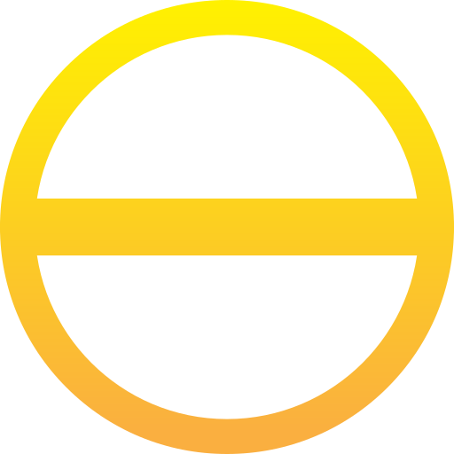minuszeichen Generic gradient outline icon
