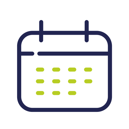 Date input Generic color outline icon