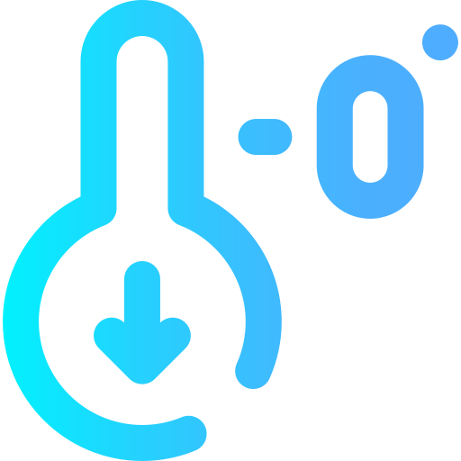 温度計 Super Basic Omission Gradient icon
